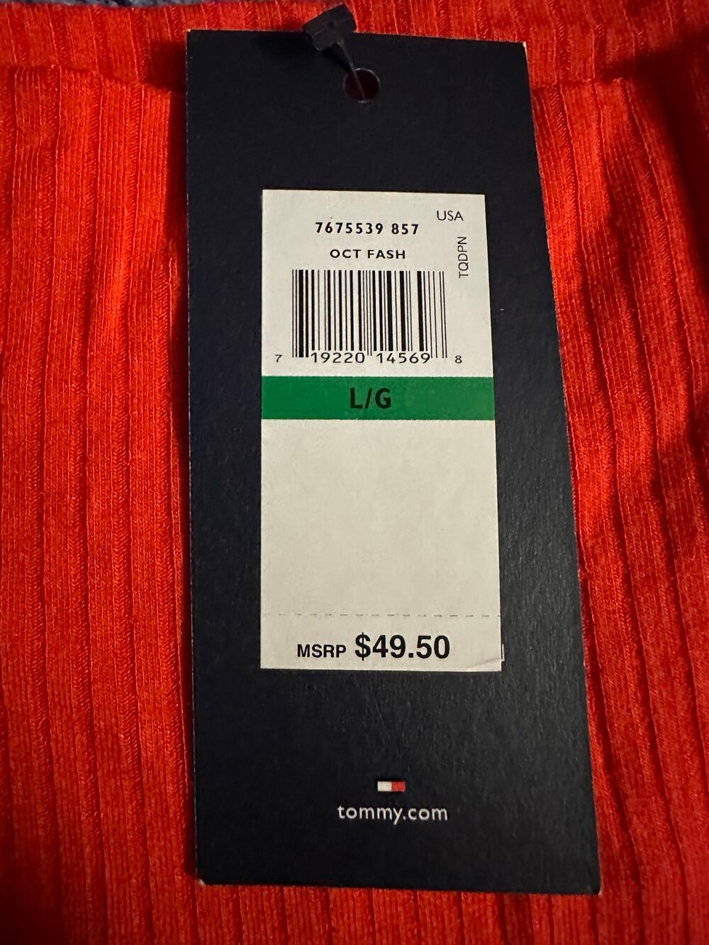 Tommy Hilfiger Long Sleeve Turtleneck Smooth Ribbed Viscose Sweater